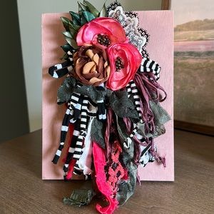 Vibrant Flower Pin made by The Classy Quill